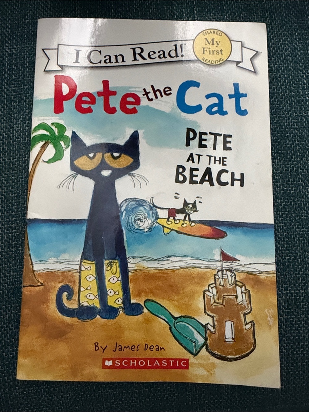 Scholastic Pete the Cat Beach level 1 reading book